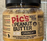 Pic's Really Good Peanut Butter Crunchy No Salt