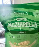 Mozzarella style cheese shreds