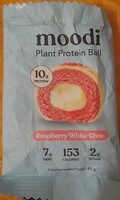 Plant Protein Ball Raspberry White Choc