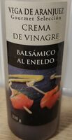 Crema de vinagre balsámico al eneldo