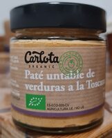 Paté untable de verduras a la toscana