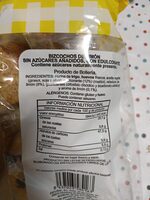 Bizcochos de limón Sin azucares añadidos.Sin leche