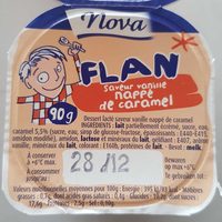Flan saveur Vanille Nappé de Caramel