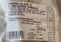 Boudin blanc a l’ancienne