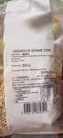 Graine de sesame dore
