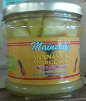 Ananas en morceaux au jus d'ananas sans sucres ajoutés