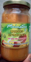 Mangue en tranches au jus de mangue