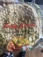 Garlic and coriander naan bread