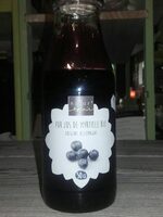 Pour jus de myrtille bio