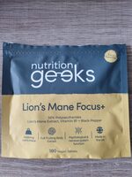 Swallow nutrition geeks Lion's Mane Focus+ 50% Pol