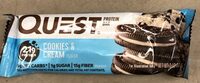 Quest Protein Bar Cookies and Cream