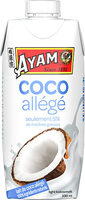 Lait de coco allégé
