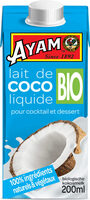 Lait de Coco liquide Bio
