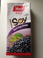 Boisson lait au soja noir
