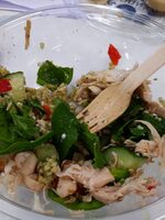 Dukkah Chicken and Grilled Veg bowl