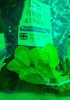 Cheese and onion crisps