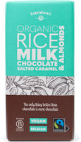 Chocolat Vegan Amandes Caramel Salé Équitable Bio