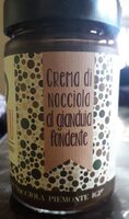 Crema di nocciola al gianduia fondente