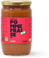 Purée de pomme fraise